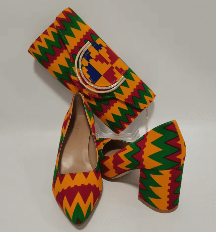 Black Faux Leather Heeled Knee High Boots