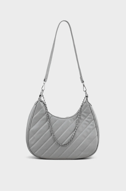 Hobo Hand Bag Grey - Premium Fashion Bag
