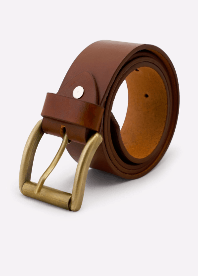 Brown Men's Belt - Premium Leather Accessory